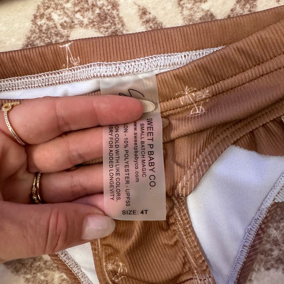 Island Vibes Ribbed Bikini | By Sweet P Baby Co. NWOT - Picture 3 of 4